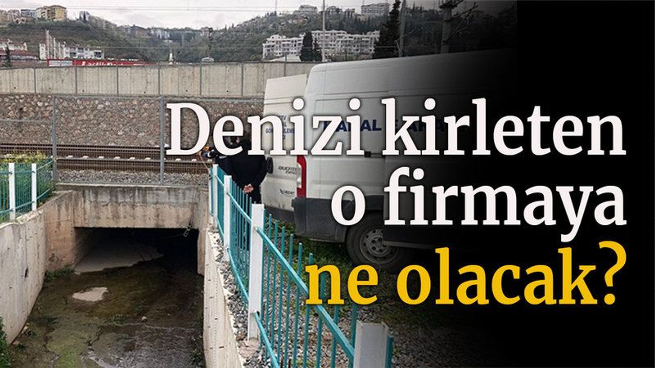 Denizi kirleten o firmaya ne olacak?